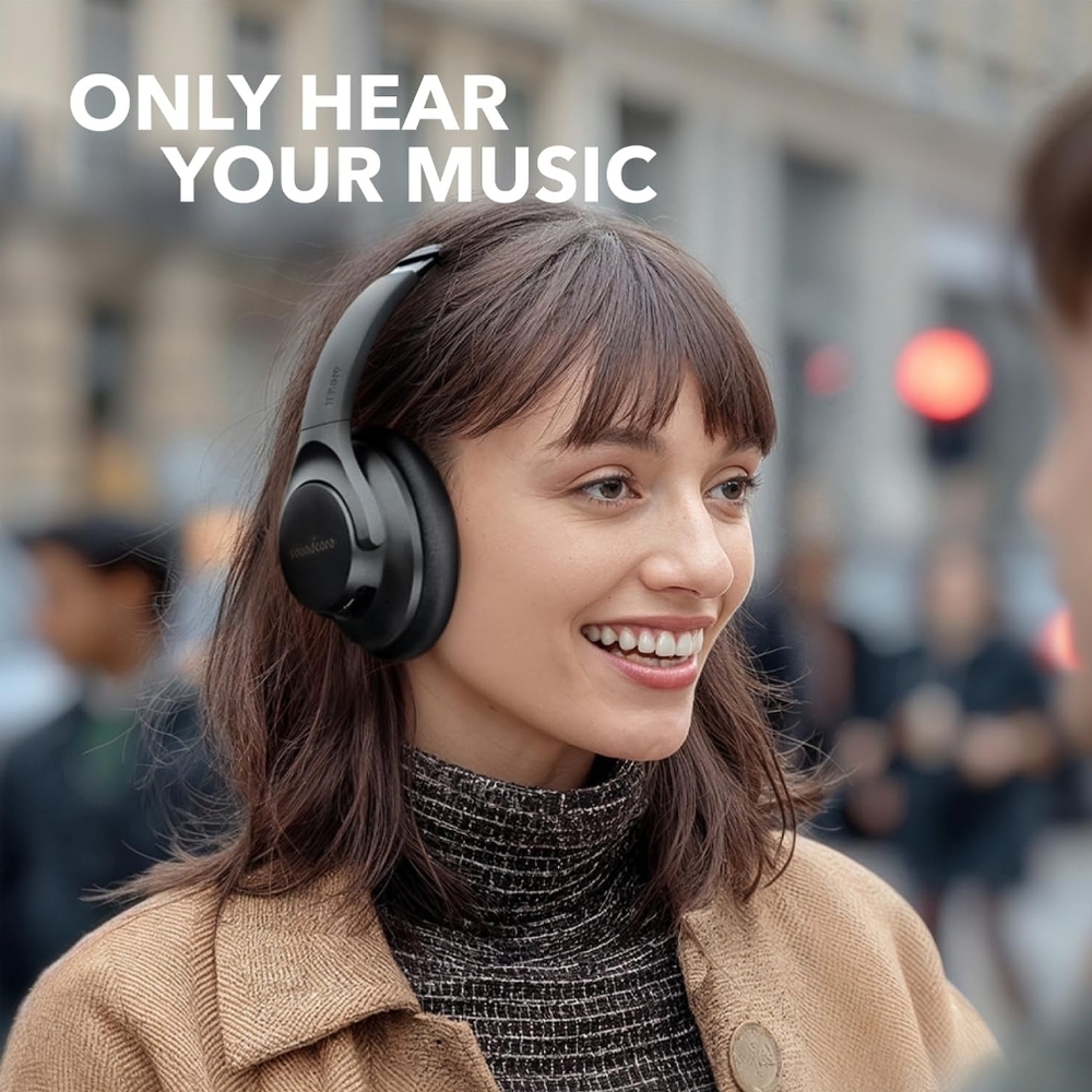 🎧 🎶 Soundcore by Anker LifeQ20 Wireless Noise Cancelling Headphones NIB - Picture 4 of 11